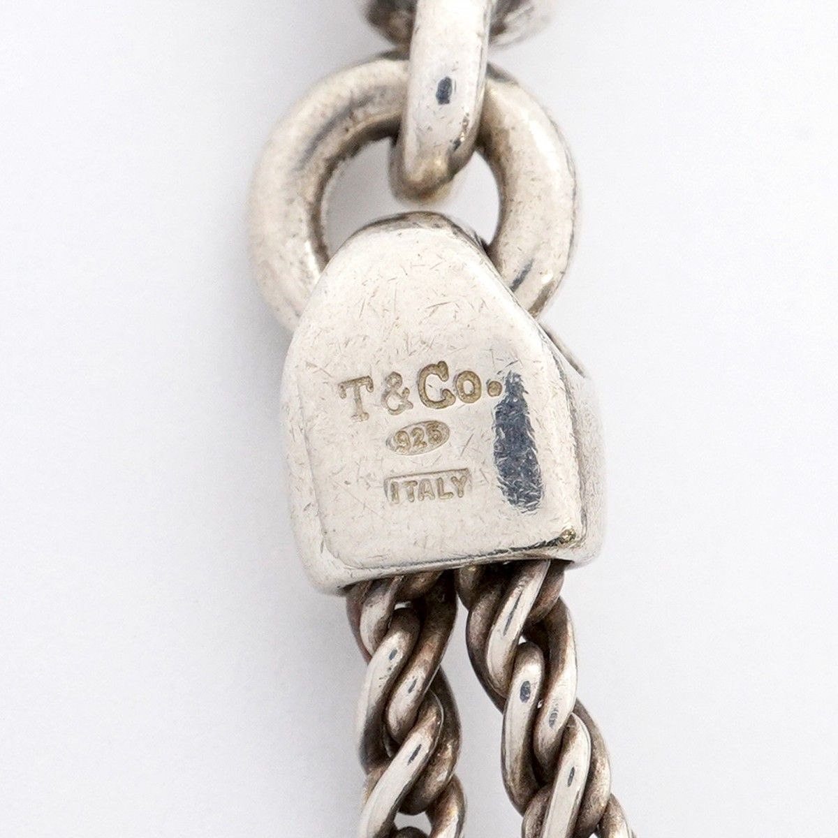 5jmb0876】ティファニー ブレスレット センターノット/ダブルロープ