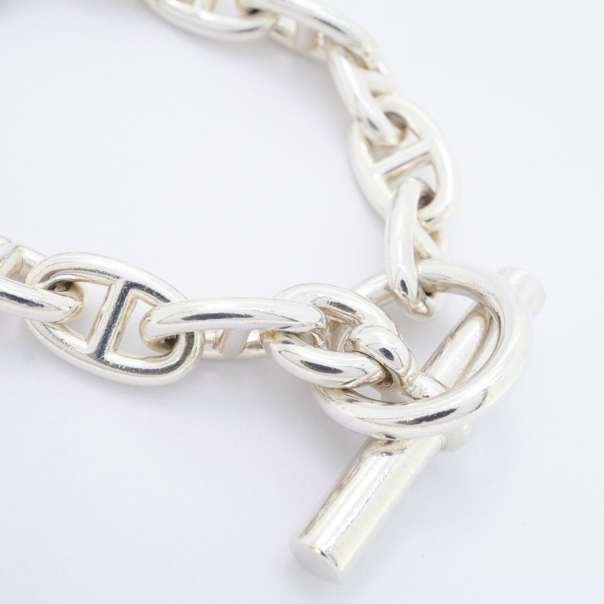 5 jmb 0899 エルメス ブレスレット シェーヌダンクル MM 16コマ シルバー925 メンズ レディース ユニセックス