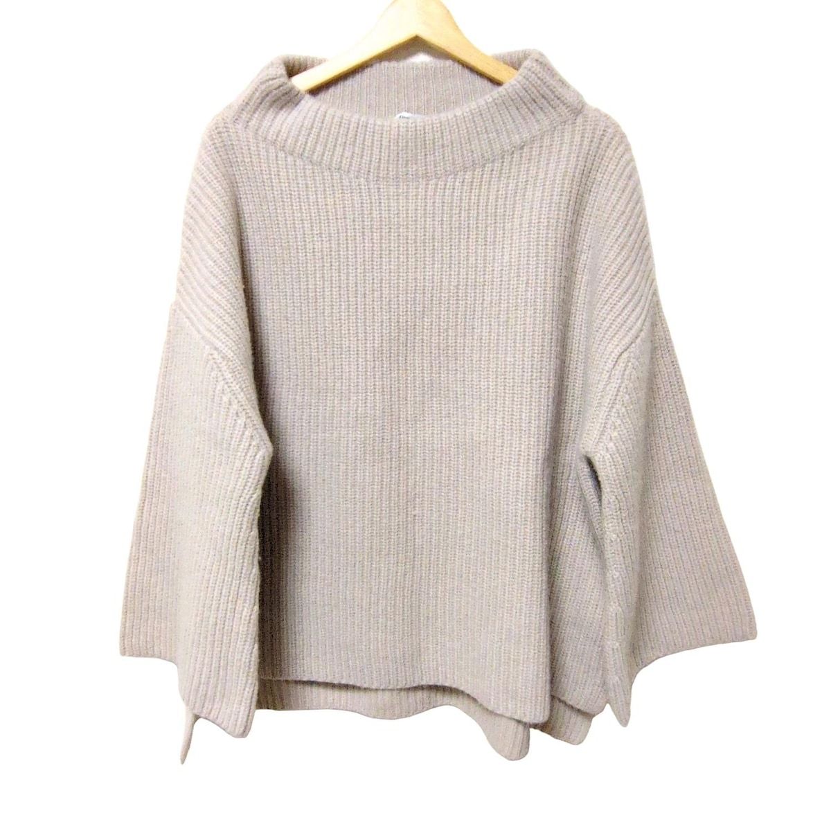 EVERYDAY I LIKE. エブリデイアイライク 長袖セーター レディース - ベージュ クルーネック