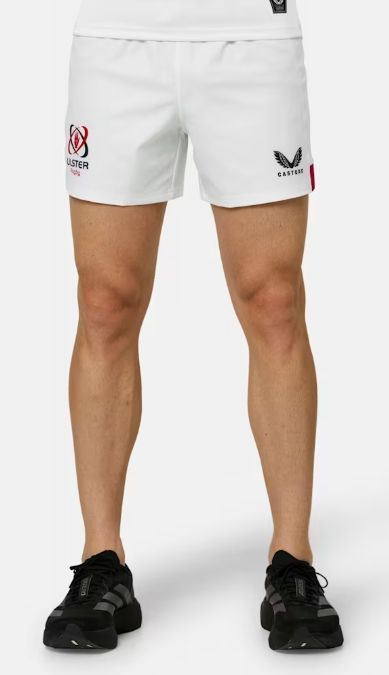 カストレ ラグビー アルスター 2025 2026 ホーム プロ ショートパンツ 白 ホワイト 公式モデル 日本未発売