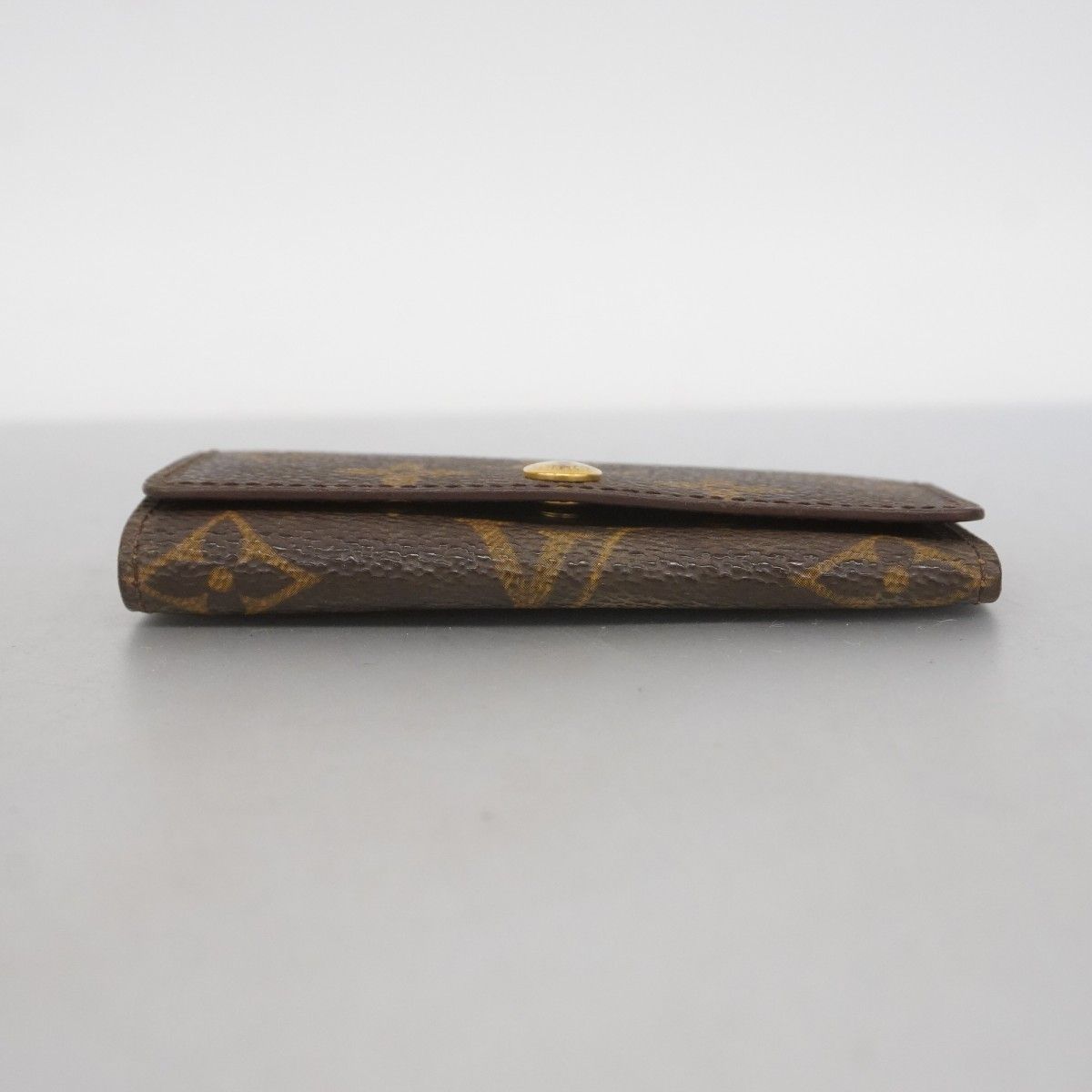 5 ob 1207 ルイヴィトン キーケース モノグラム ミュルティクレ4 M 69517 ブラウン メンズ レディース ユニセックス