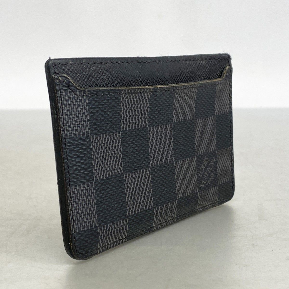 5ob1222 ルイヴィトン カードケース ダミエ グラフィット ネオポルトカルト N62666 ブラック メンズ