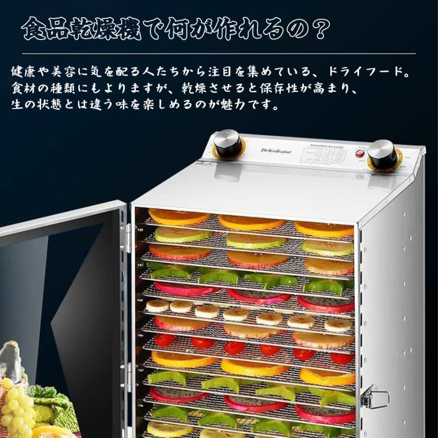 フードドライヤー 業務用 野菜乾燥機 食品乾燥機 ドライフルーツ