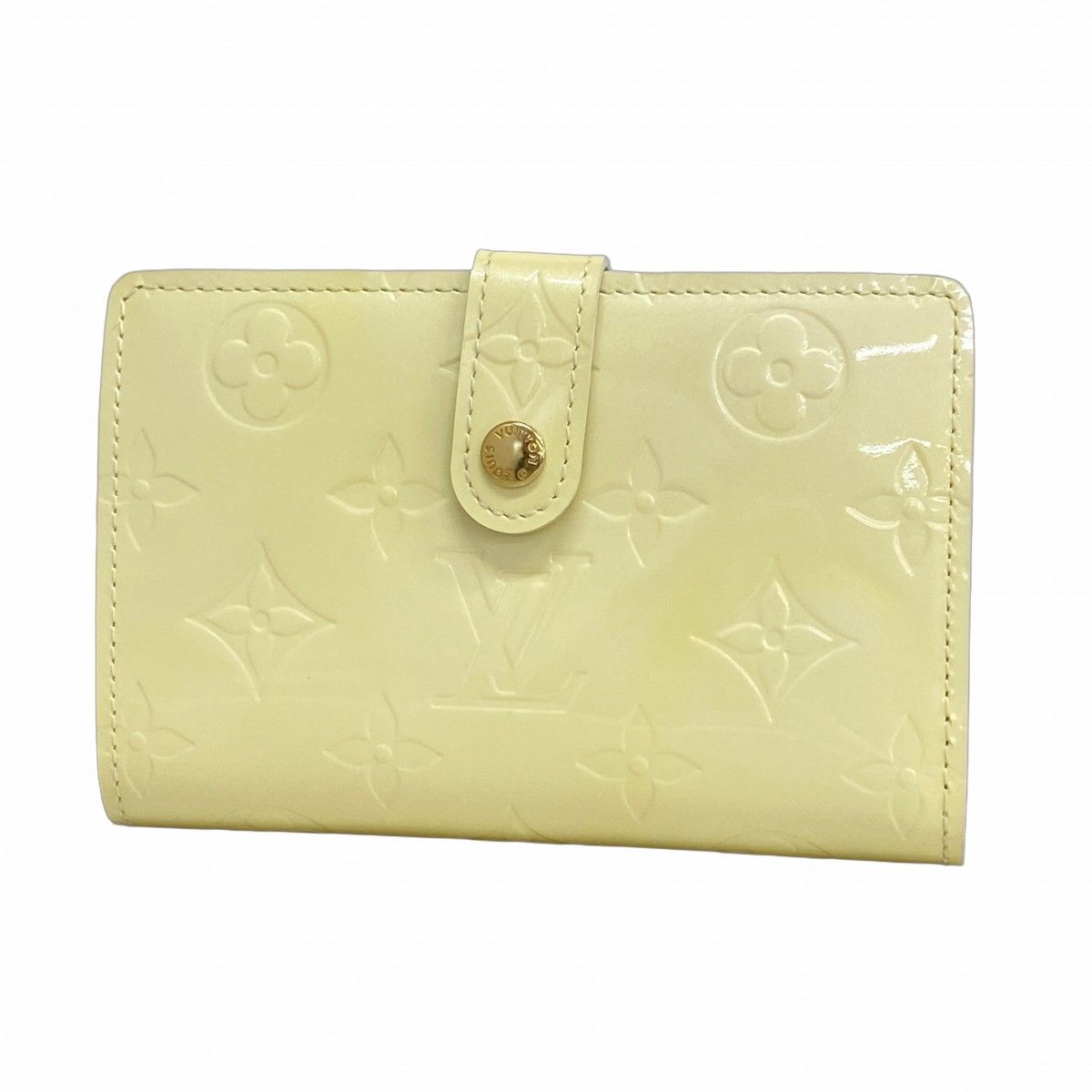 5ob1203 ルイヴィトン 財布 ヴェルニ ポルトモネビエヴィエノワ M91363 ペルル レディース