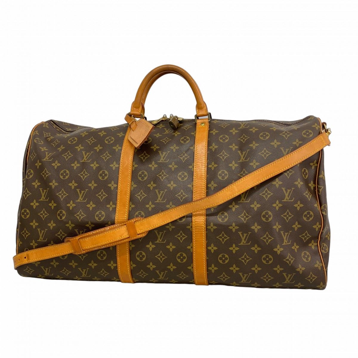 5ob1276 ルイヴィトン ボストンバッグ モノグラム キーポルバンドリエール60 M41412 ブラウン メンズ レディース ユニセックス