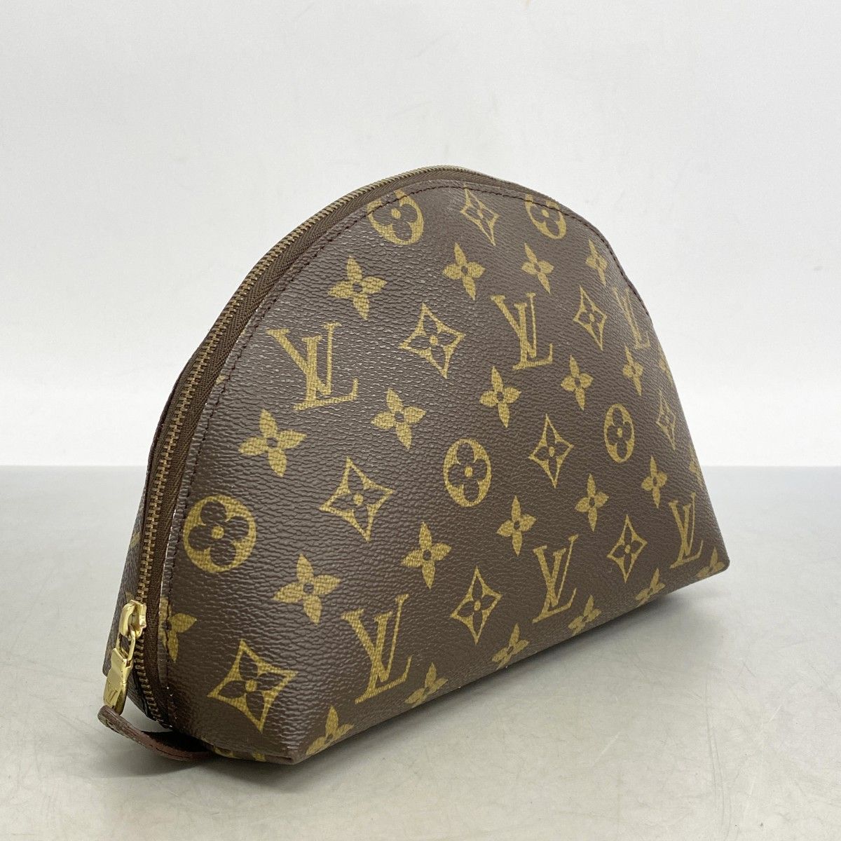 5ob1291 ルイヴィトン ポーチ モノグラム トゥルースドゥミロンド M47520 ブラウン レディース