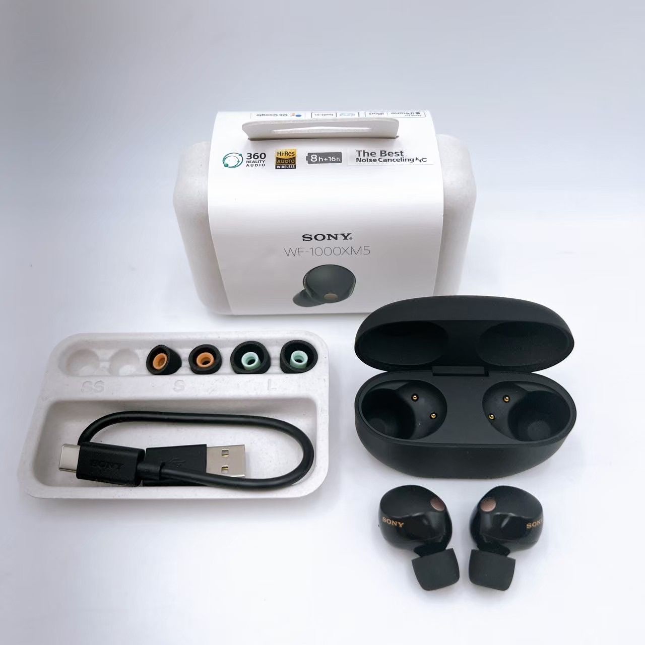 SONY WF-1000 XM 5 ワイヤレスノイズキャンセリングイヤホン ブラック