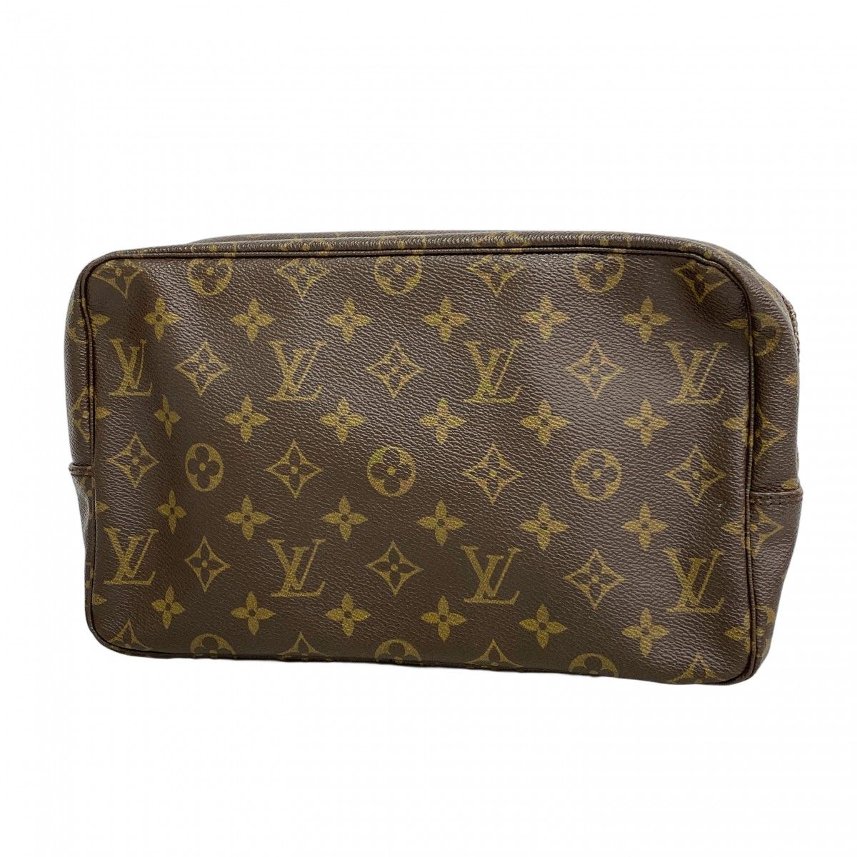 5 ob 1302 ルイヴィトン ポーチ モノグラム トゥルーストワレット28 M 47524 ブラウン レディース