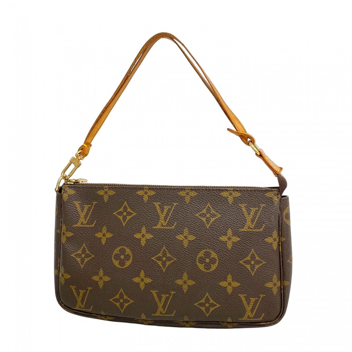 5ob1323 ルイヴィトン ポーチ モノグラム ポシェットアクセソワール M51980 ブラウン レディース
