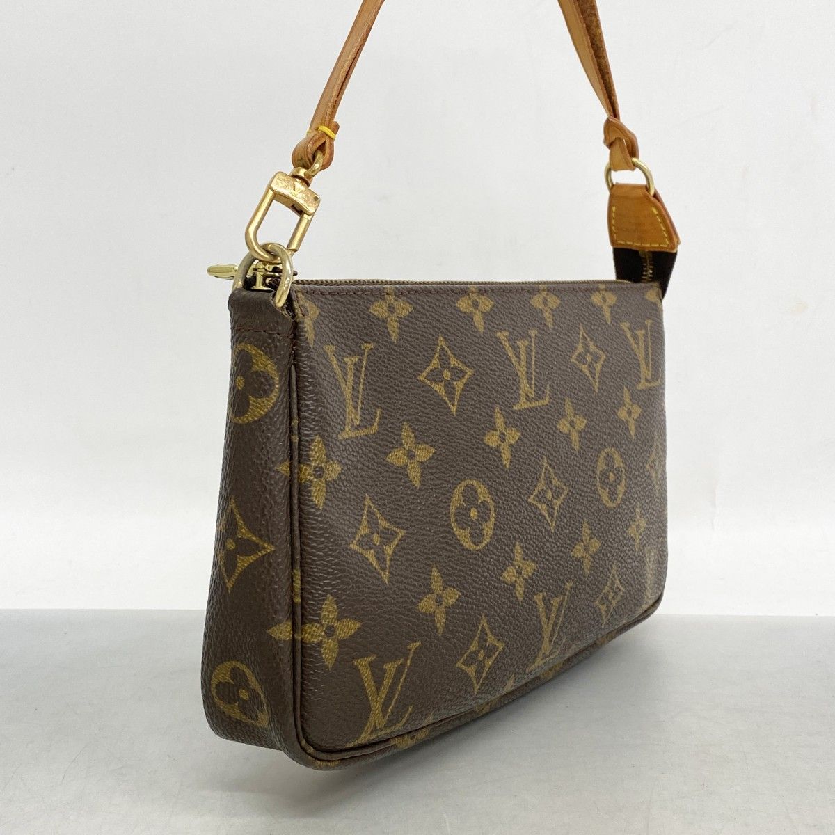 5ob1323 ルイヴィトン ポーチ モノグラム ポシェットアクセソワール M51980 ブラウン レディース