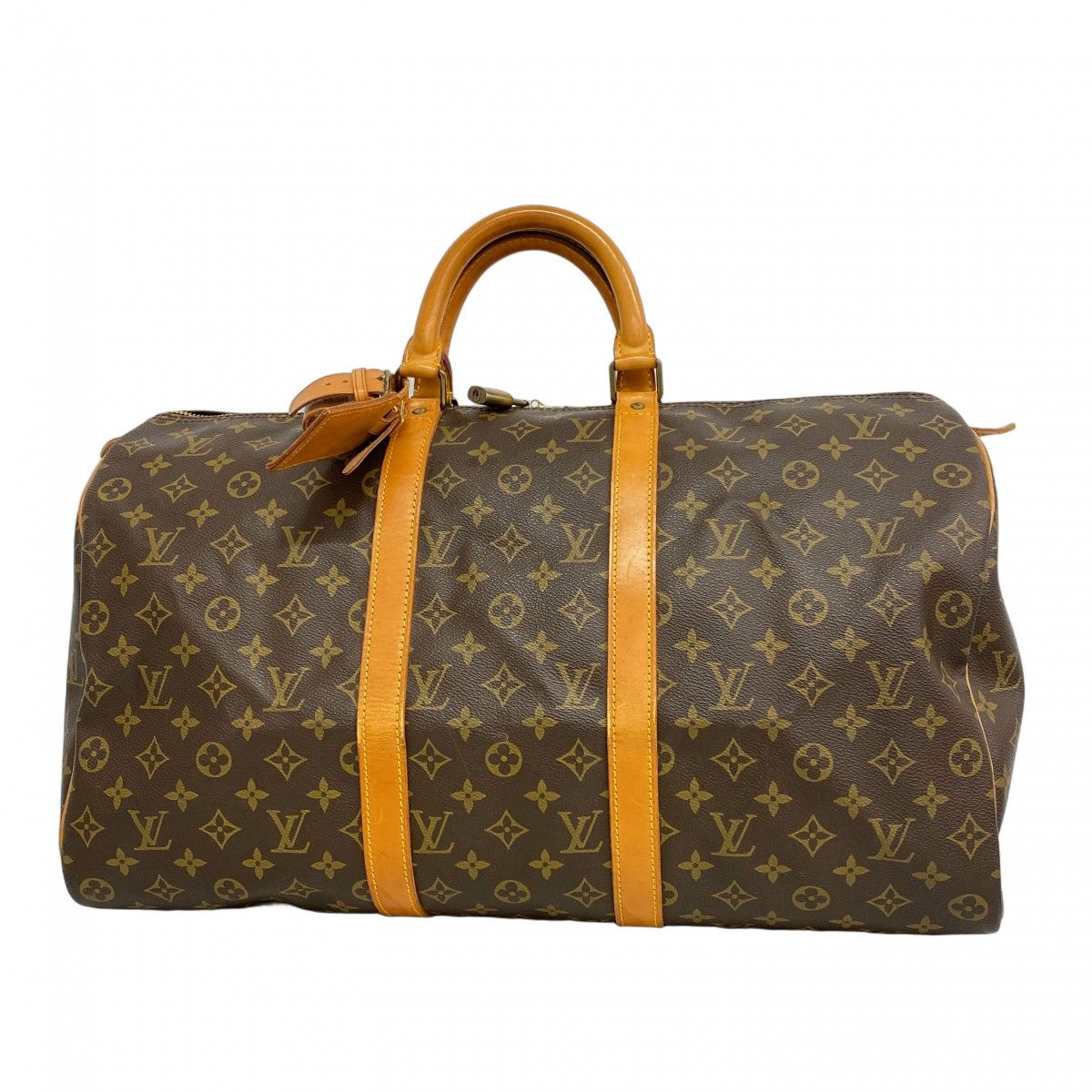 5ob1327 ルイヴィトン ボストンバッグ モノグラム キーポル50 M41426 ブラウン メンズ レディース ユニセックス