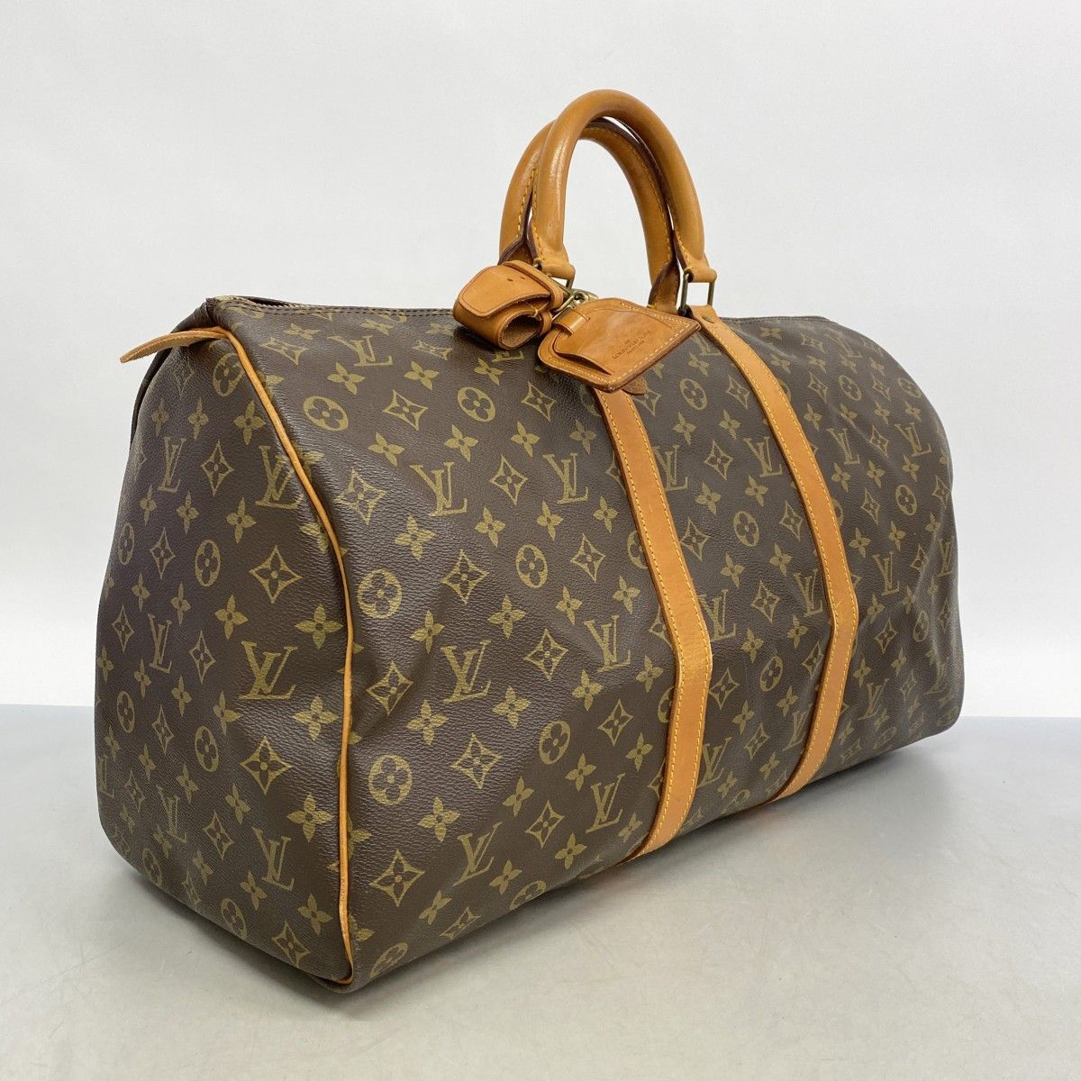 5ob1327 ルイヴィトン ボストンバッグ モノグラム キーポル50 M41426 ブラウン メンズ レディース ユニセックス