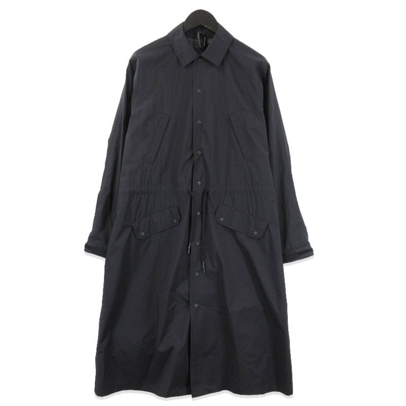 K-3B ケースリービー ステン コート 079_O2.5L 2.5L 透湿防水リップストップ オーバーコート ブラック 黒 1 71014113