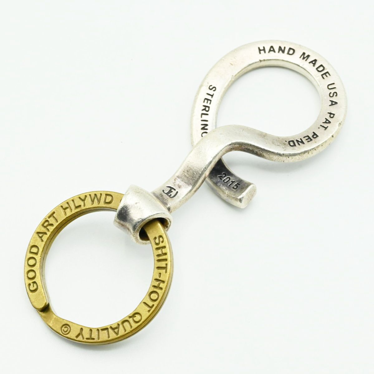 GOOD ART HLYWD グッドアートハリウッド スターリングシルバー ベルトループバディ キーリング シルバー ゴールド K11-k029