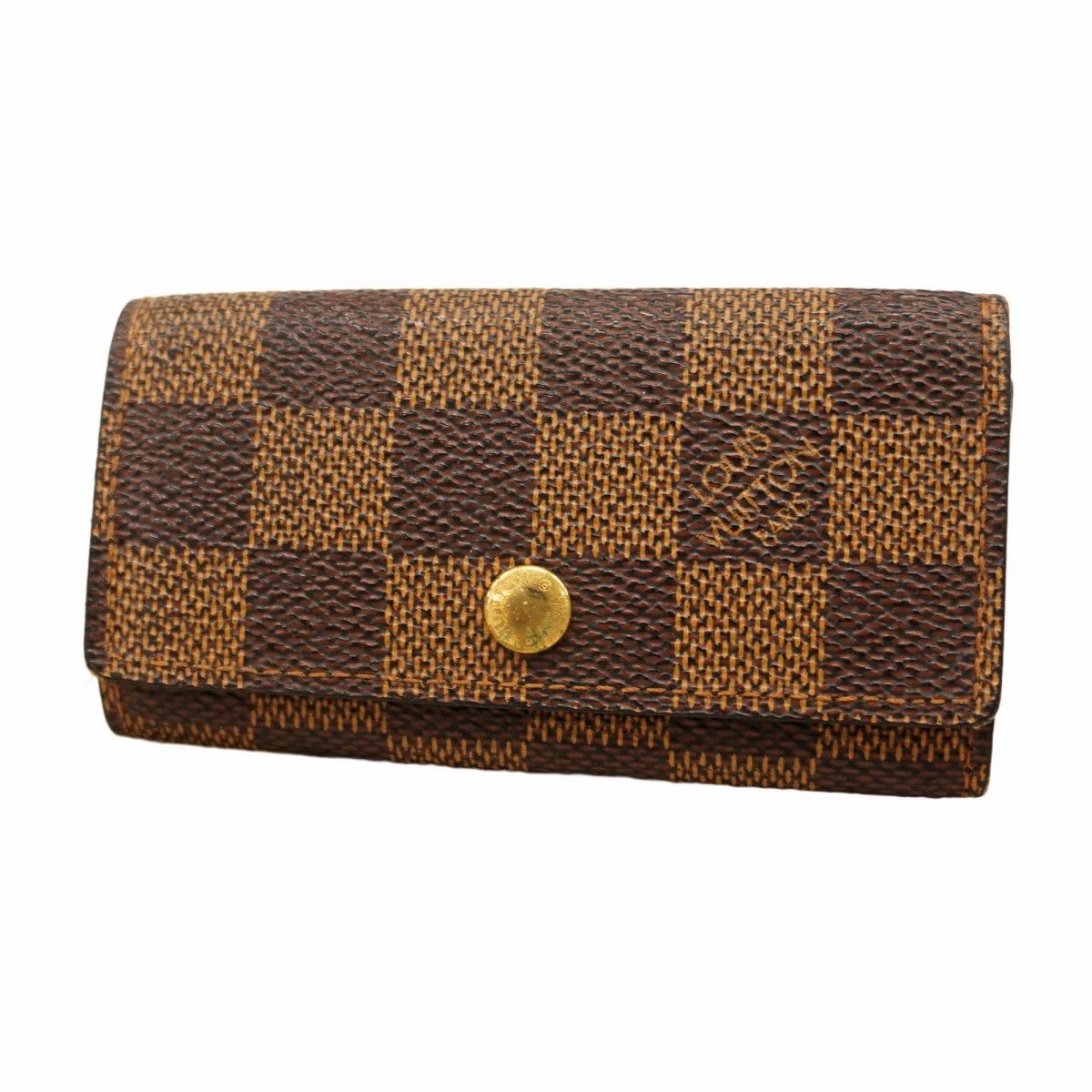 5oc1428 ルイヴィトン キーケース ダミエ ミュルティクレ4 N62631 エベヌ メンズ レディース ユニセックス