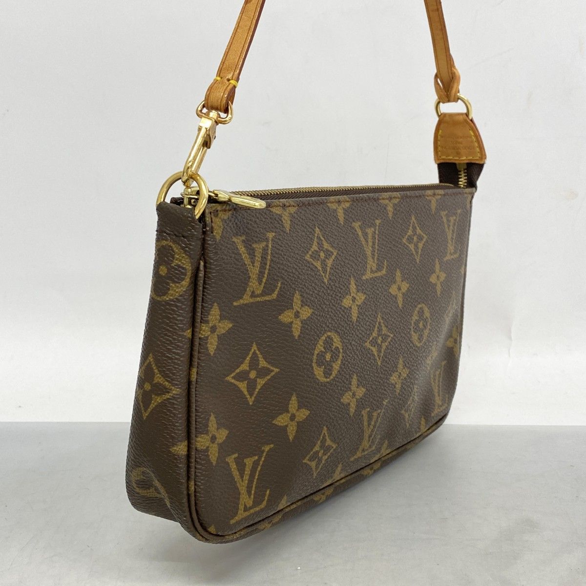 5oc1437 ルイヴィトン ポーチ モノグラム ポシェットアクセソワール M51980 ブラウン レディース