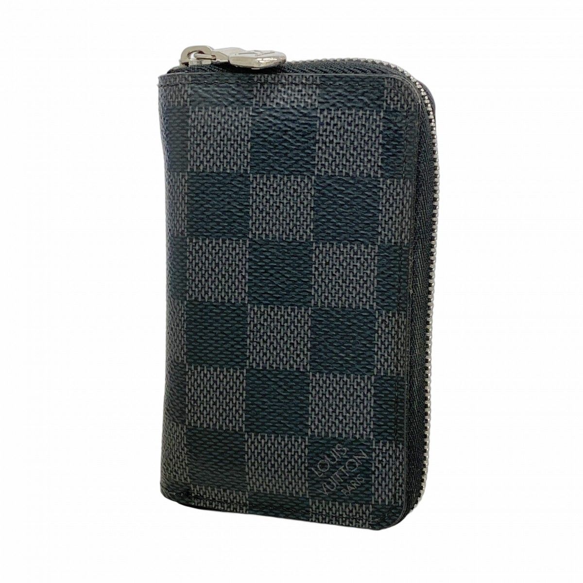 5oc1439 ルイヴィトン コインケース ダミエ グラフィット ジッピーコインパース N63076 ブラック メンズ