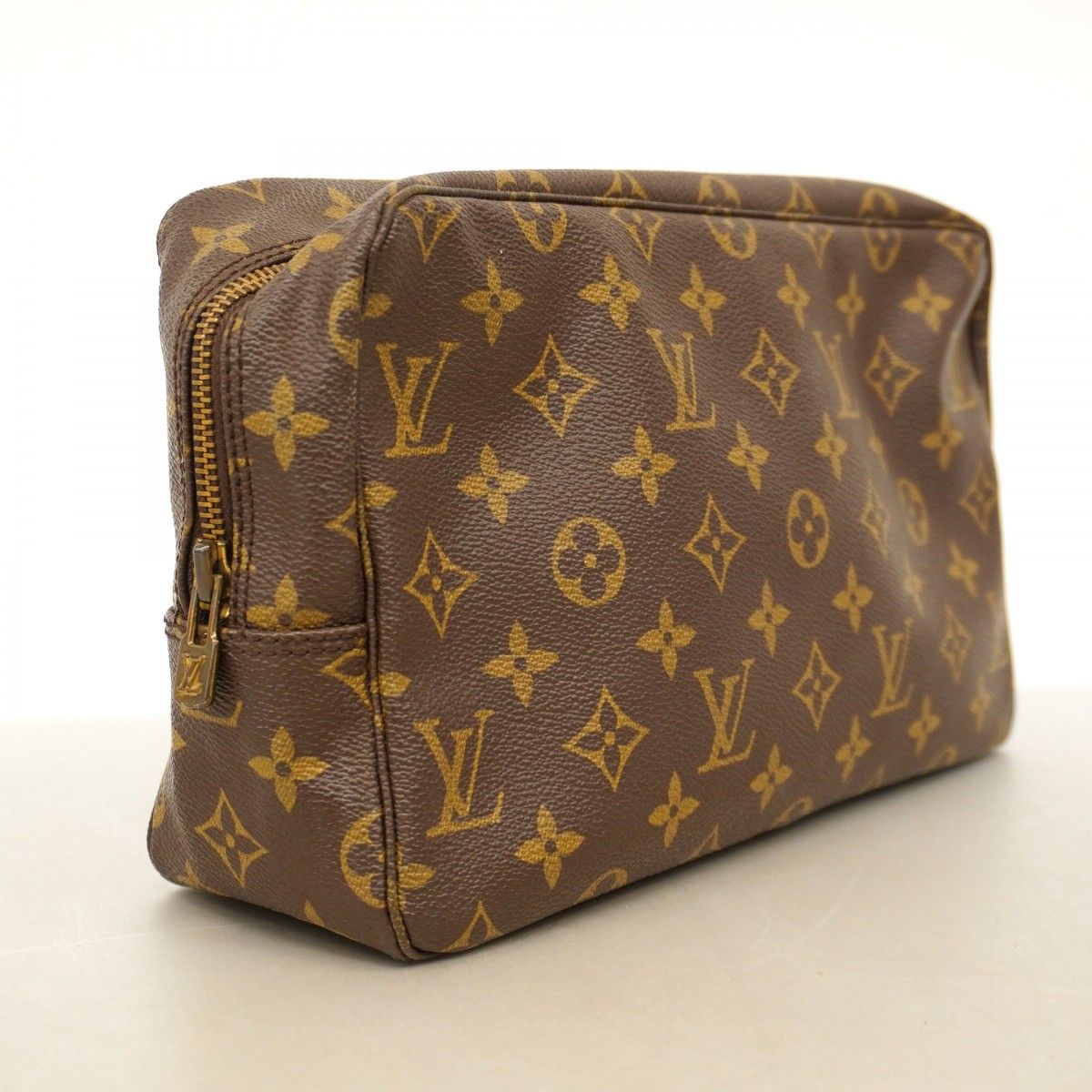 5oc1431 ルイヴィトン ポーチ モノグラム トゥルーストワレット28 M47522 ブラウン レディース