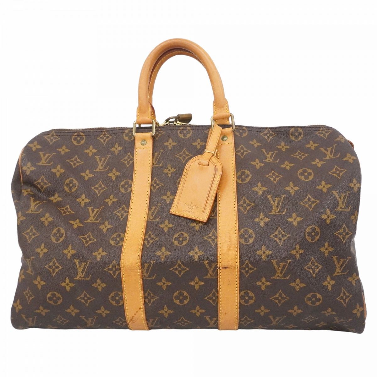 5 oc 1515 ルイヴィトン ボストンバッグ モノグラム キーポル45 M 41428 ブラウン メンズ レディース ユニセックス