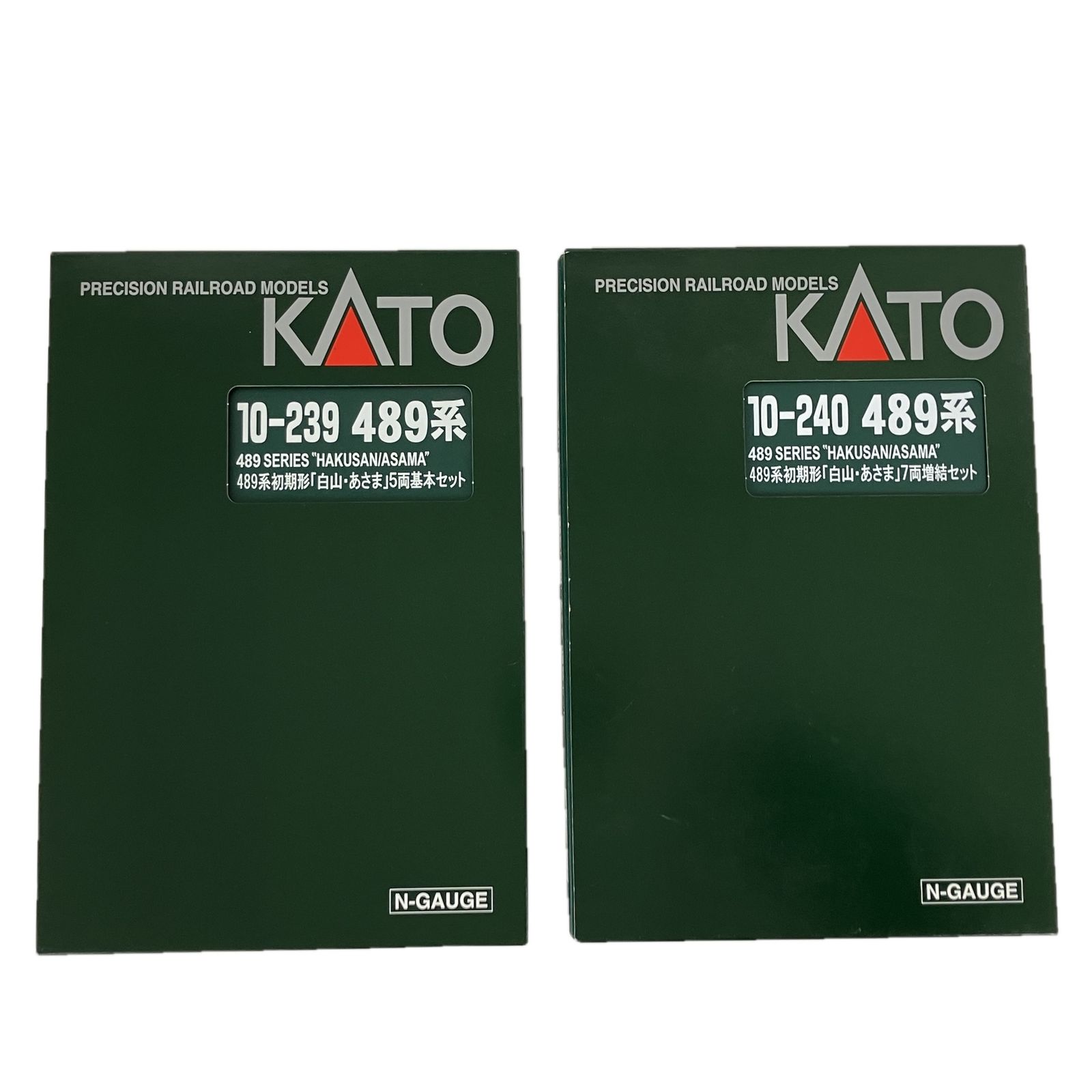 KATO 10-239 10-240 489系 白山 あさま 基本 増結 セット 12両 鉄道