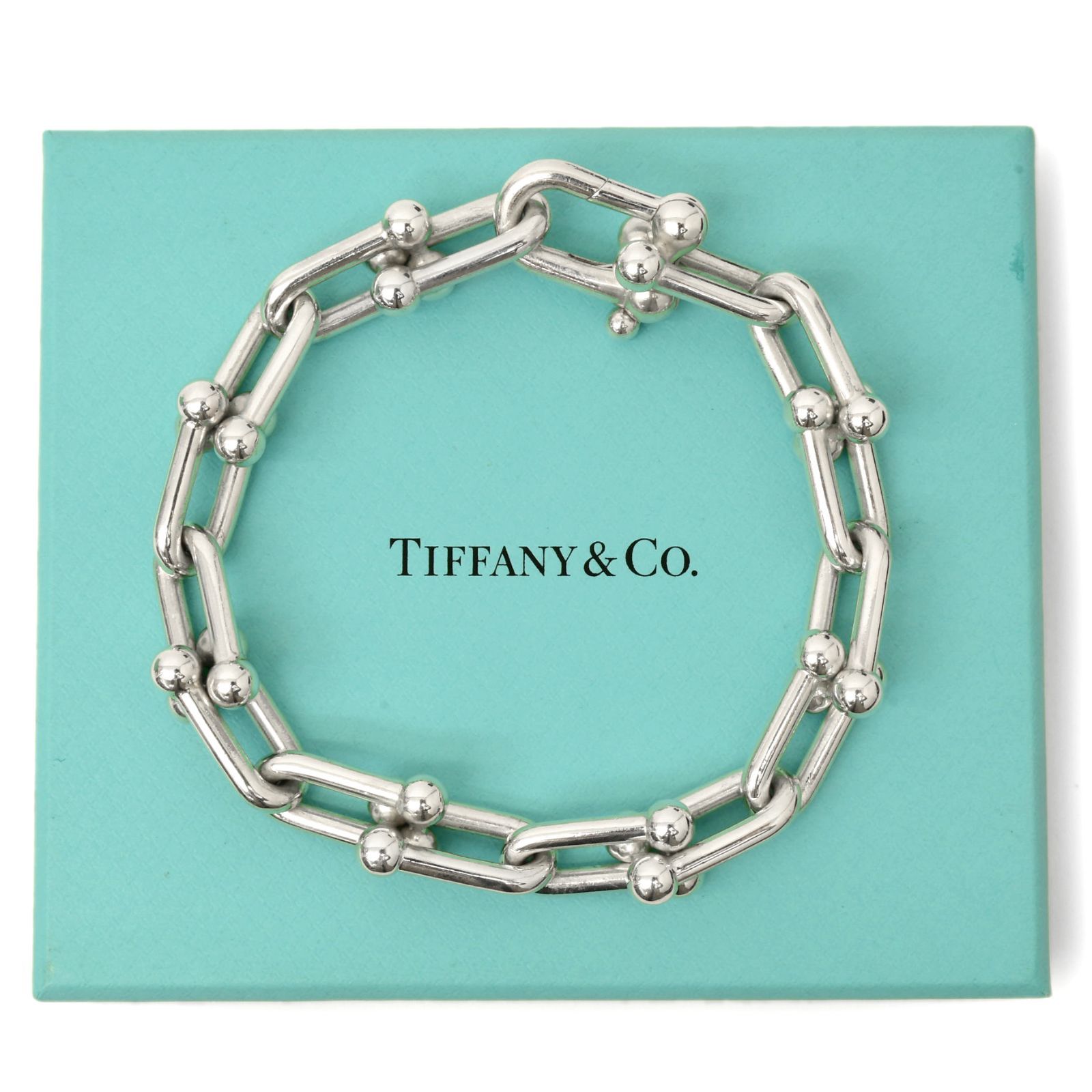 TIFFANY&Co. ティファニー ハードウェア ラージリンク ブレスレット