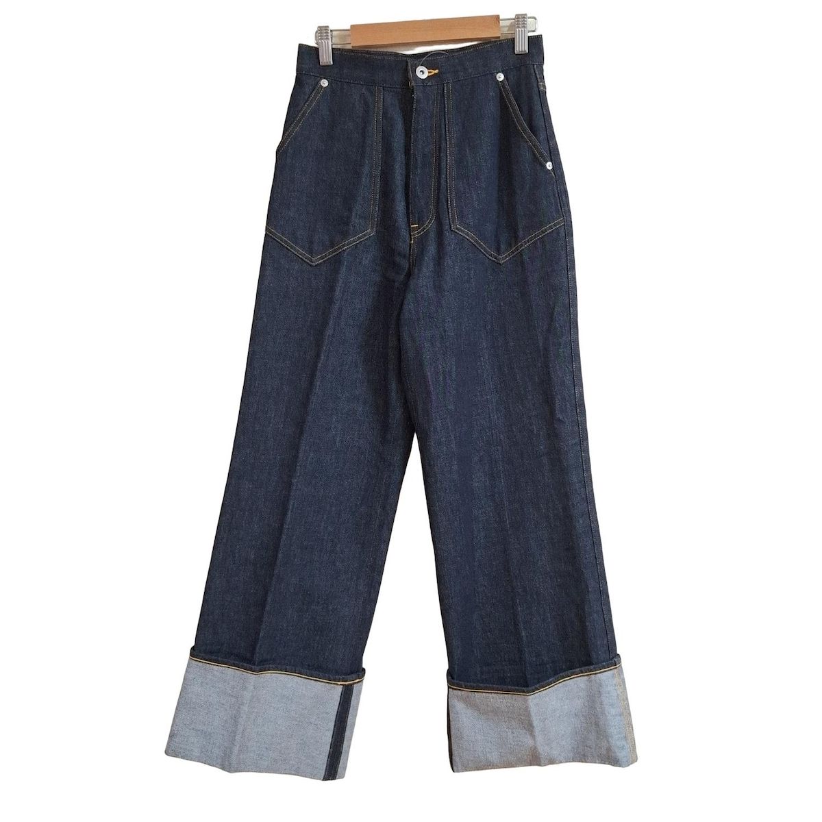 cygne シーニュ ジーンズ サイズ0 XS レディース - ダークネイビー フルレングス