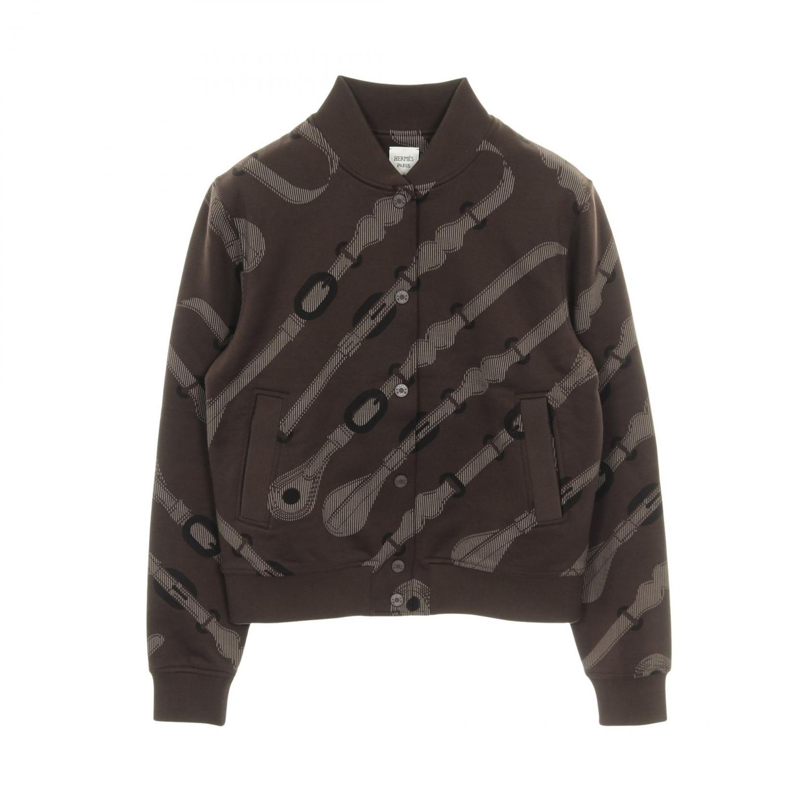 エルメス HERMES ブルゾン スウェット コットン ジャケット レディース Used A