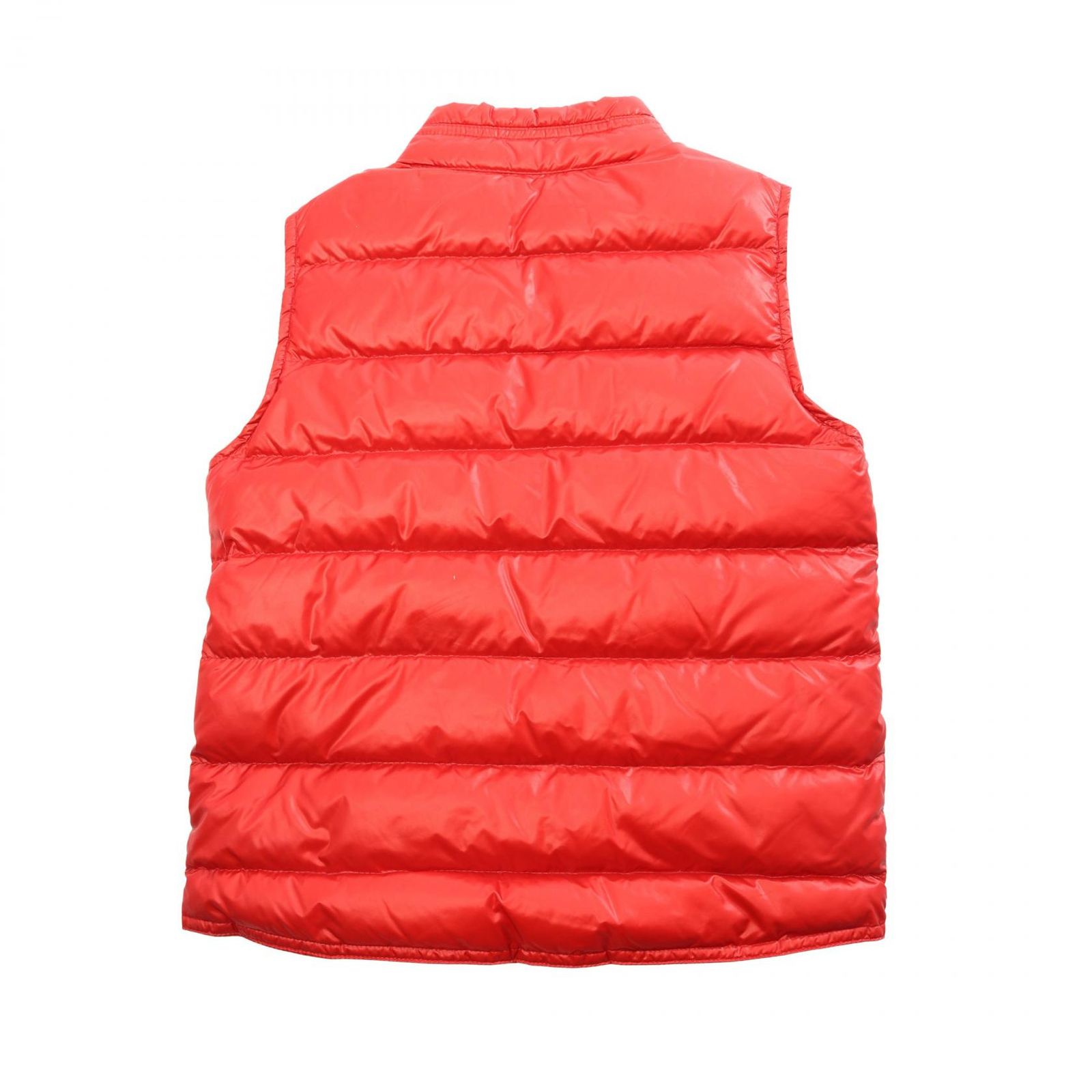 モンクレール MONCLER ダウンベスト GUI レッド ナイロン ダウンベスト