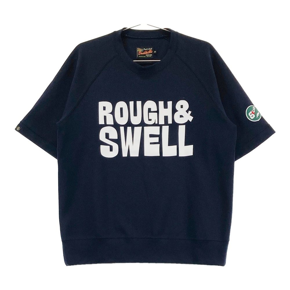 サイズ M ROUGH-SWELL ラフアンドスウェル モデル ハイネック 半袖Tシャツ ネイビー系 240101552664 ゴルフウェア メンズ ストスト
