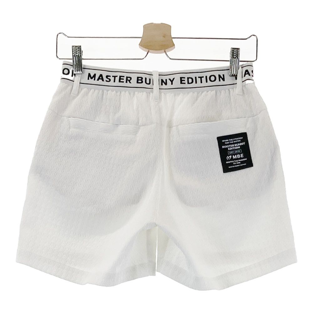 サイズ 0 MASTER BUNNY EDITION マスターバニーエディション モデル ショートパンツ ホワイト系 ゴルフウェア レディース ストスト