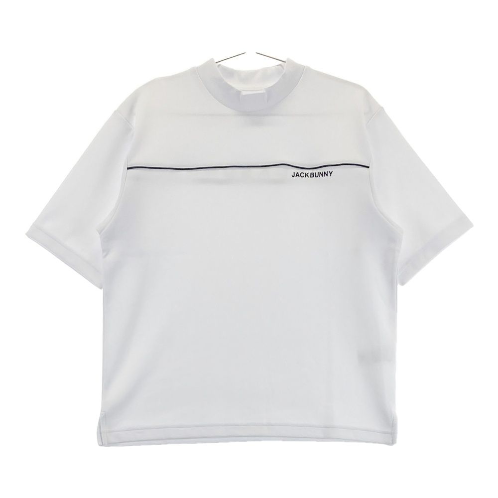 サイズ 1 JACK BUNNY ジャックバニー モデル モックネック 半袖Tシャツ ホワイト系 240101555035 ゴルフウェア レディース ストスト