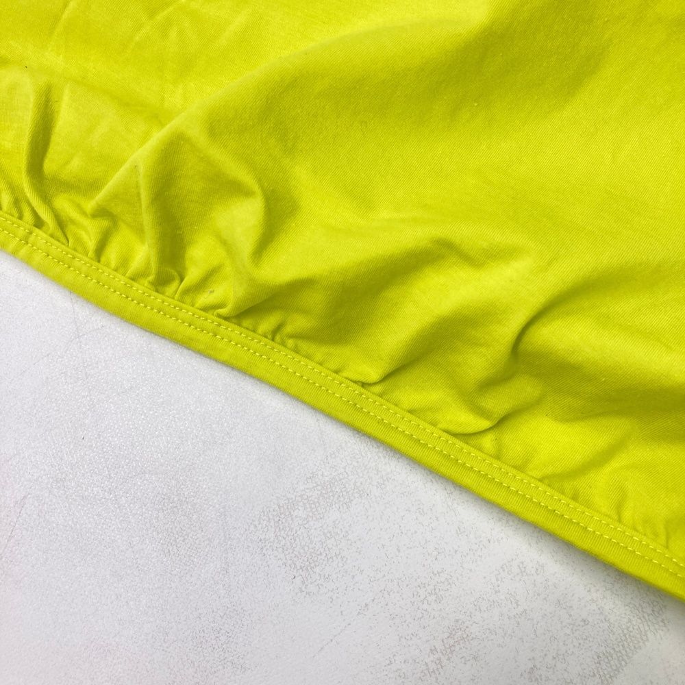  サイズ M AND PER SE アンパスィ モデル ハイネック 半袖Tシャツ イエロー系 ゴルフウェア レディース ストスト シャツ レディースウェア