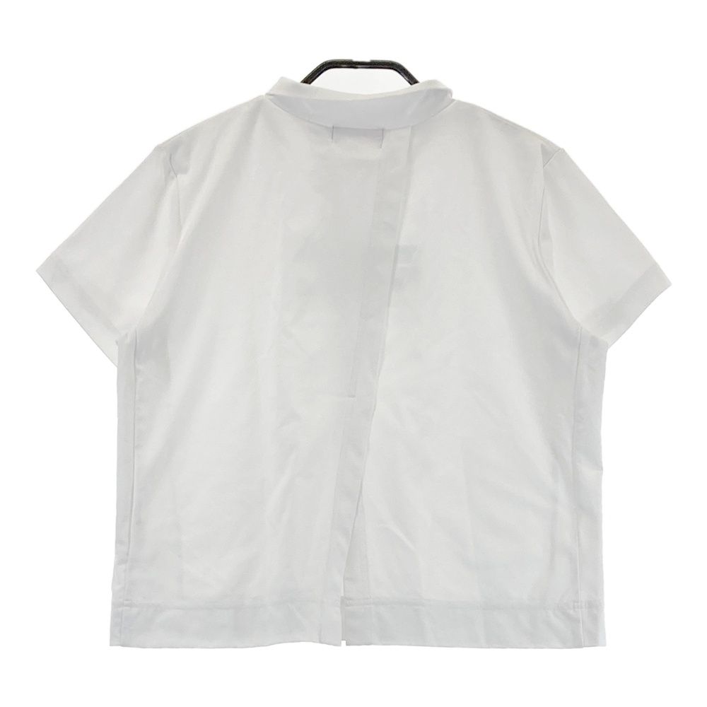 サイズ 40 アルチビオ モデル ハイネック 半袖Tシャツ バックスリット ホワイト系 ゴルフウェア レディース ストスト