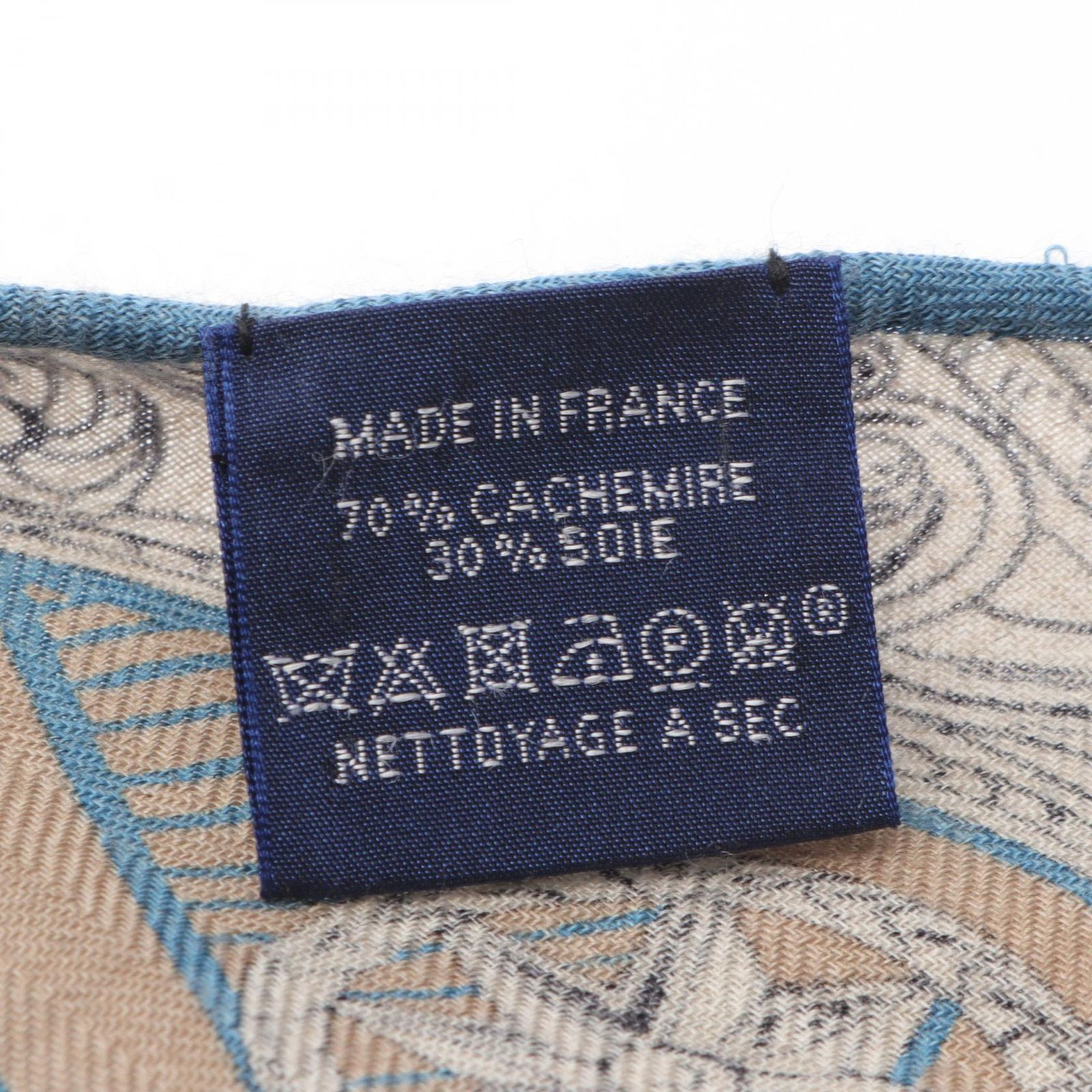 エルメス ETRIERS シルクスカーフ 青 エルメス ETRIERS シルクスカーフ