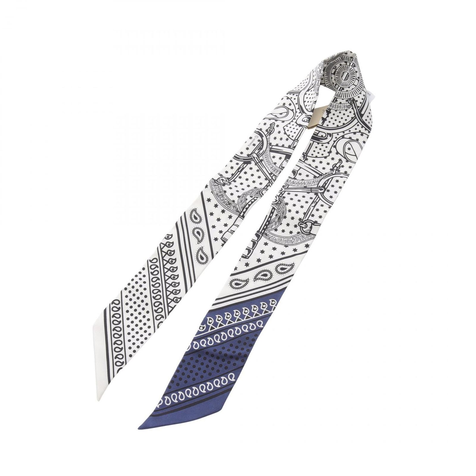  エルメス HERMES スカーフ ツイリー Eperon d Or Bandana シルク レディース バンダナ スカーフ 小物