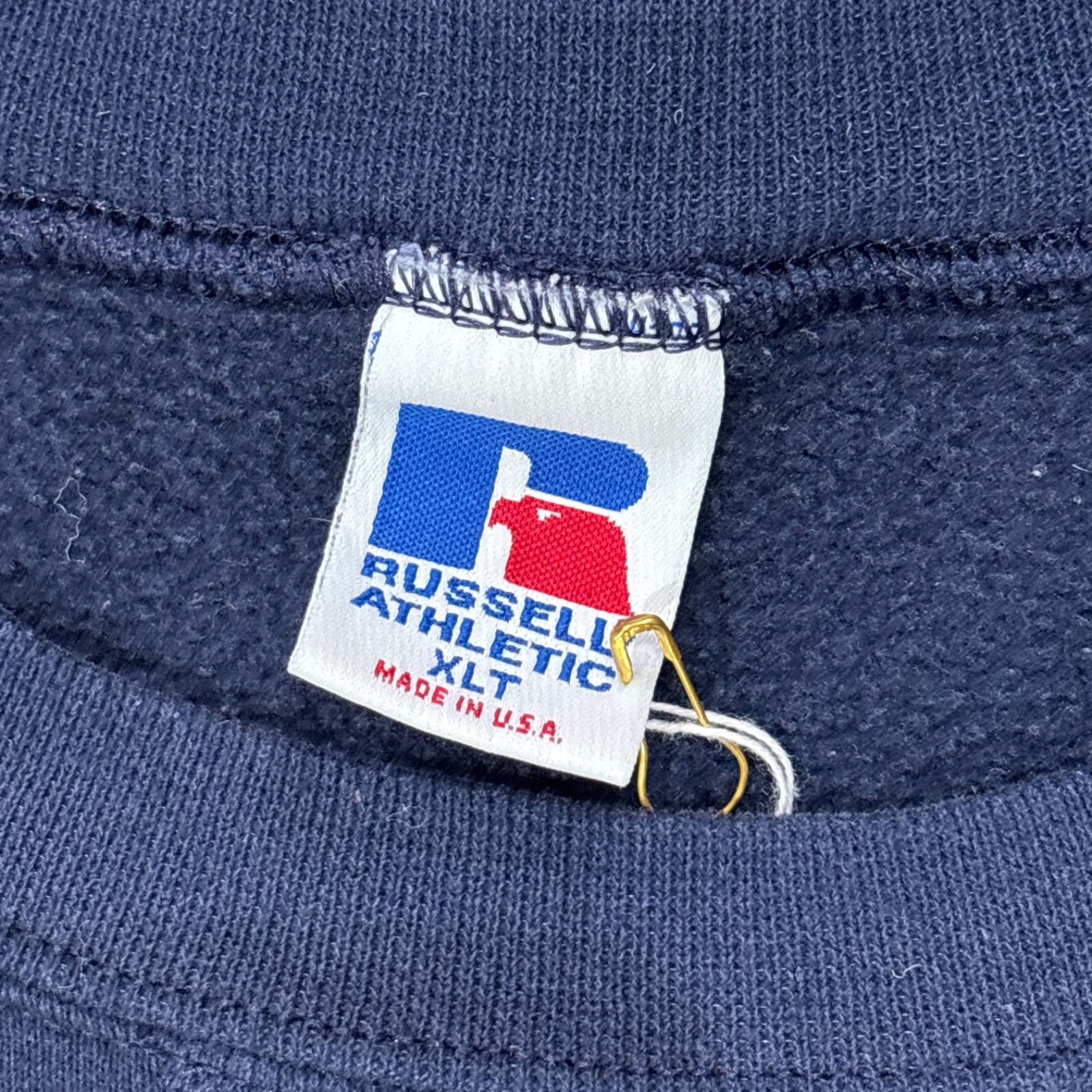 Russell】90s Front V Sweat Made in USA XLT 
