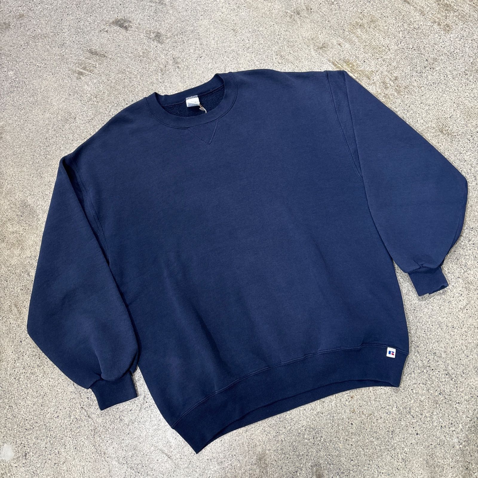 Russell】90s Front V Sweat Made in USA XLT 
