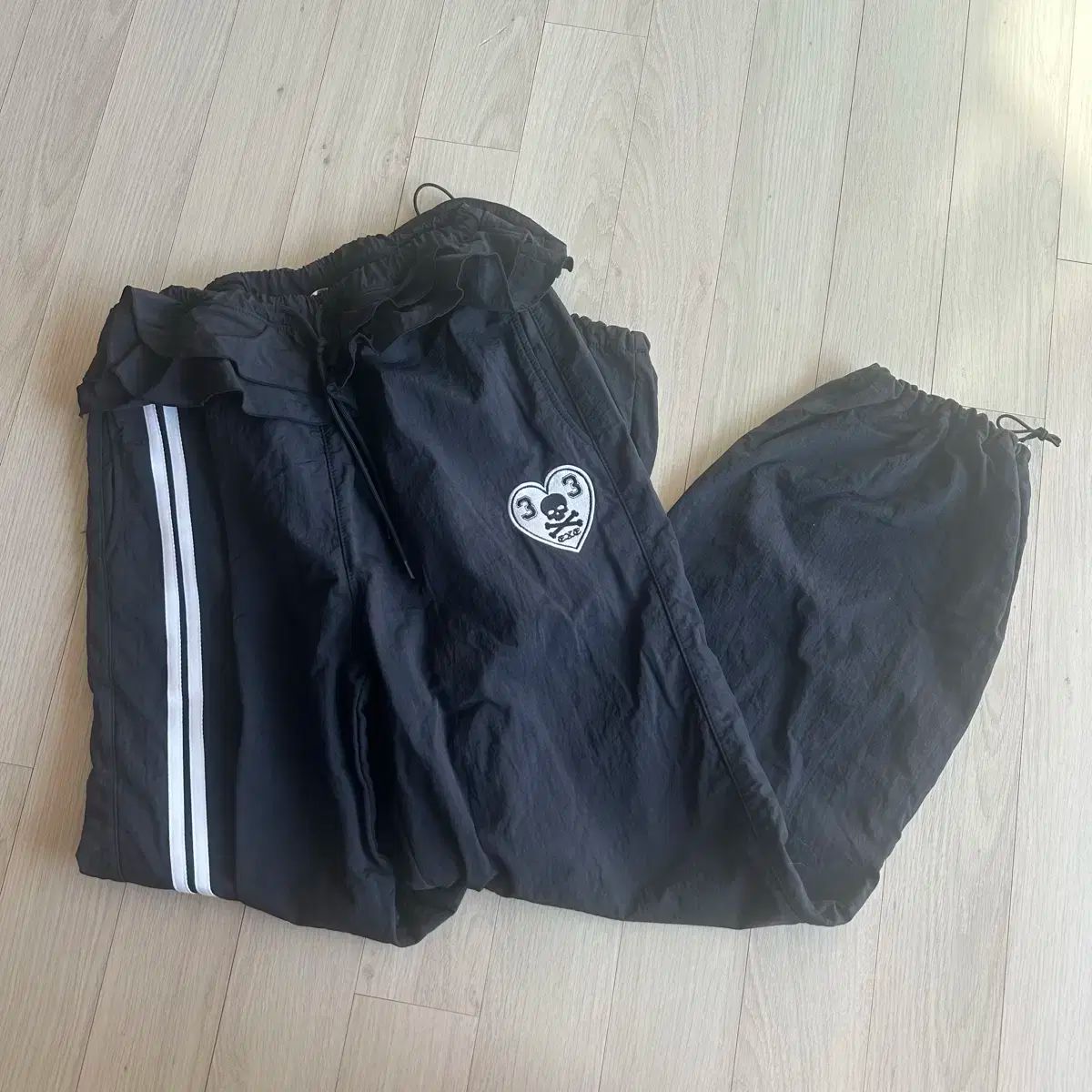 セットアップエクス フリル スポーティー パンツ 起毛