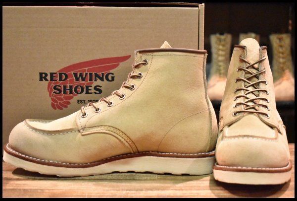 9D 24年 レッドウィング 8833 スエード アイリッシュセッター ホーソーン ラフアウト モック ブーツ redwing HOPESMORE FJ404