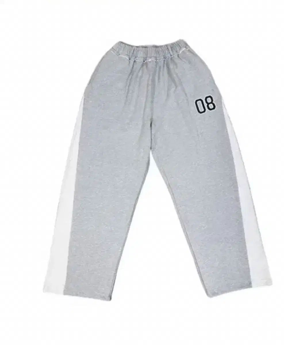 ミステリアスホテル 08 ナンバー バギー パンツ グレー ブラック