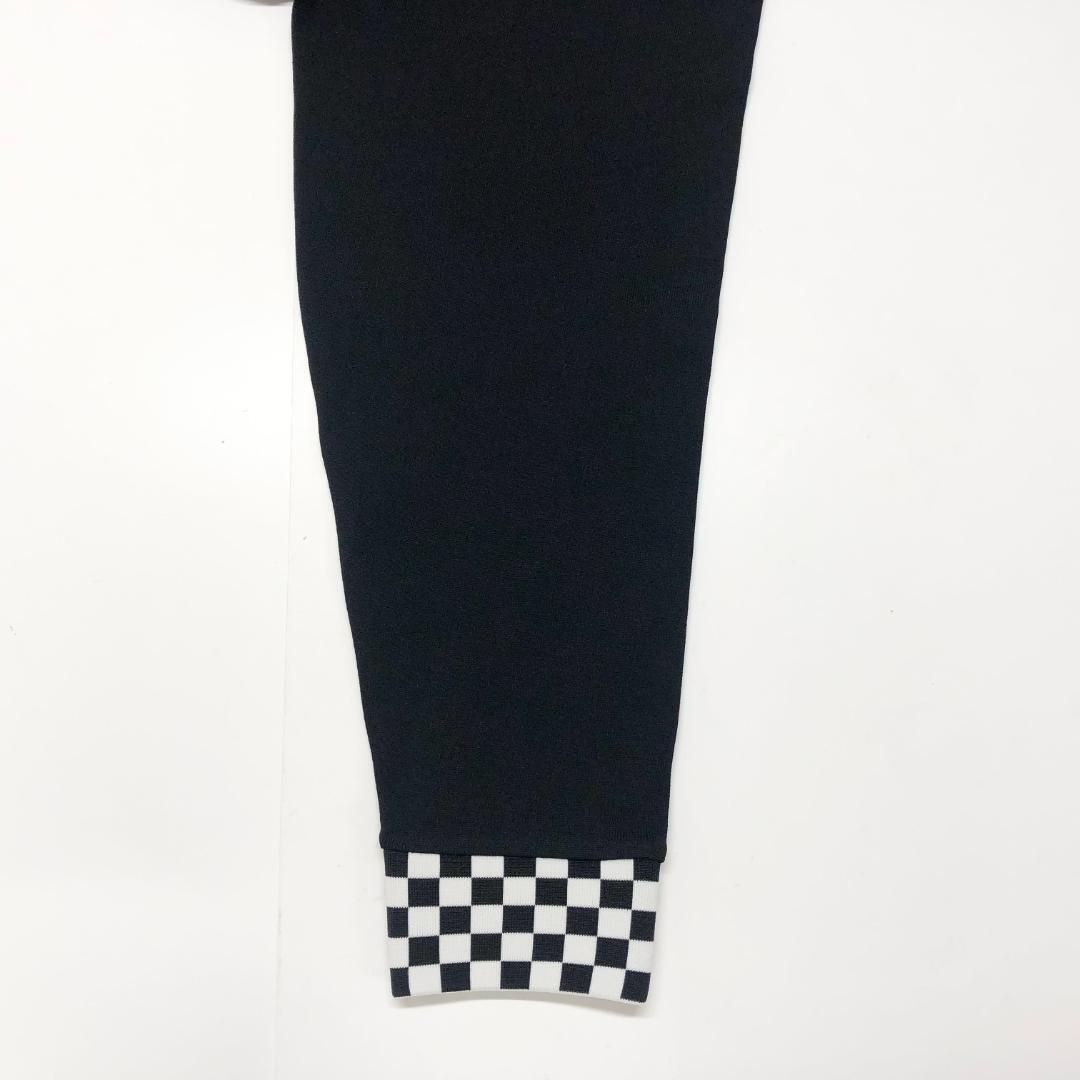 新品 未使用 DEVEREUX GOLF（デヴァローゴルフ） チェッカーリブニット L ブラック