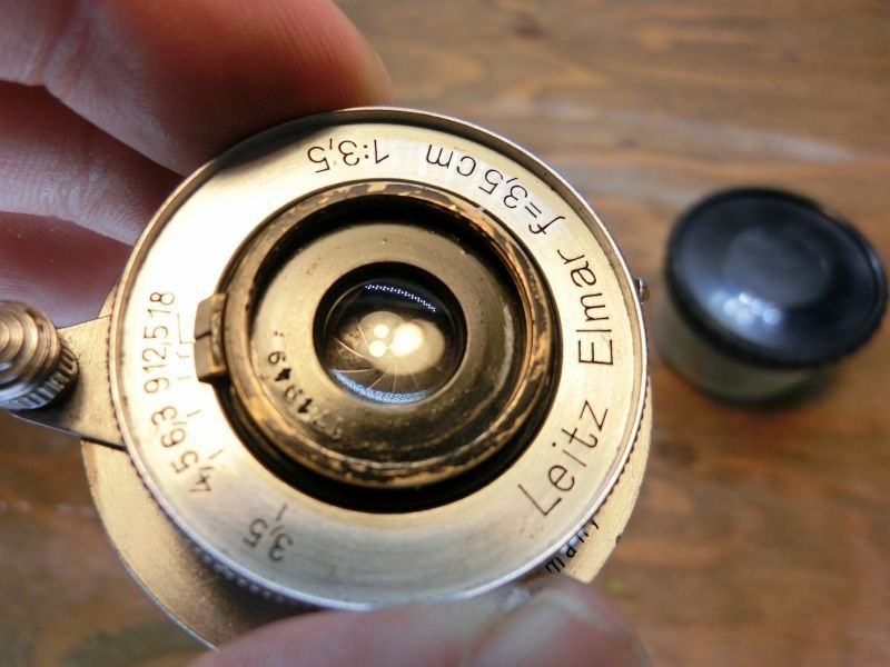  7714 Leica Leitz Elmar 3 5 cm ライカ Lマウント L 39 広角 レンズ レンズ(単焦点) カメラ
