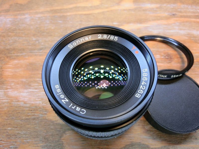 7715 Contax Sonnar 85mm 2.8 AEG ゾナー 中望遠 レンズ