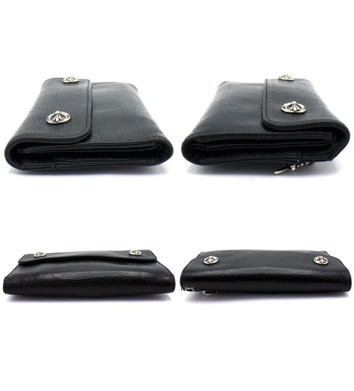 クロムハーツ CHROME HEARTS 【 WAVE 】 ウェーブ クロスボール レザー