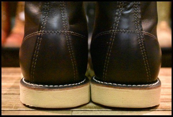 10.5E 12年 レッドウィング 9874 アイリッシュセッター モックトゥ ブラック クローンダイク 編み上げ ブーツ redwing HOPESMORE FJ407 ODELLYA_COM