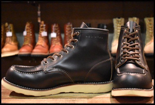 10.5 E 12年 レッドウィング 9874 アイリッシュセッター モックトゥ ブラック クローンダイク 編み上げ ブーツ redwing FJ 407