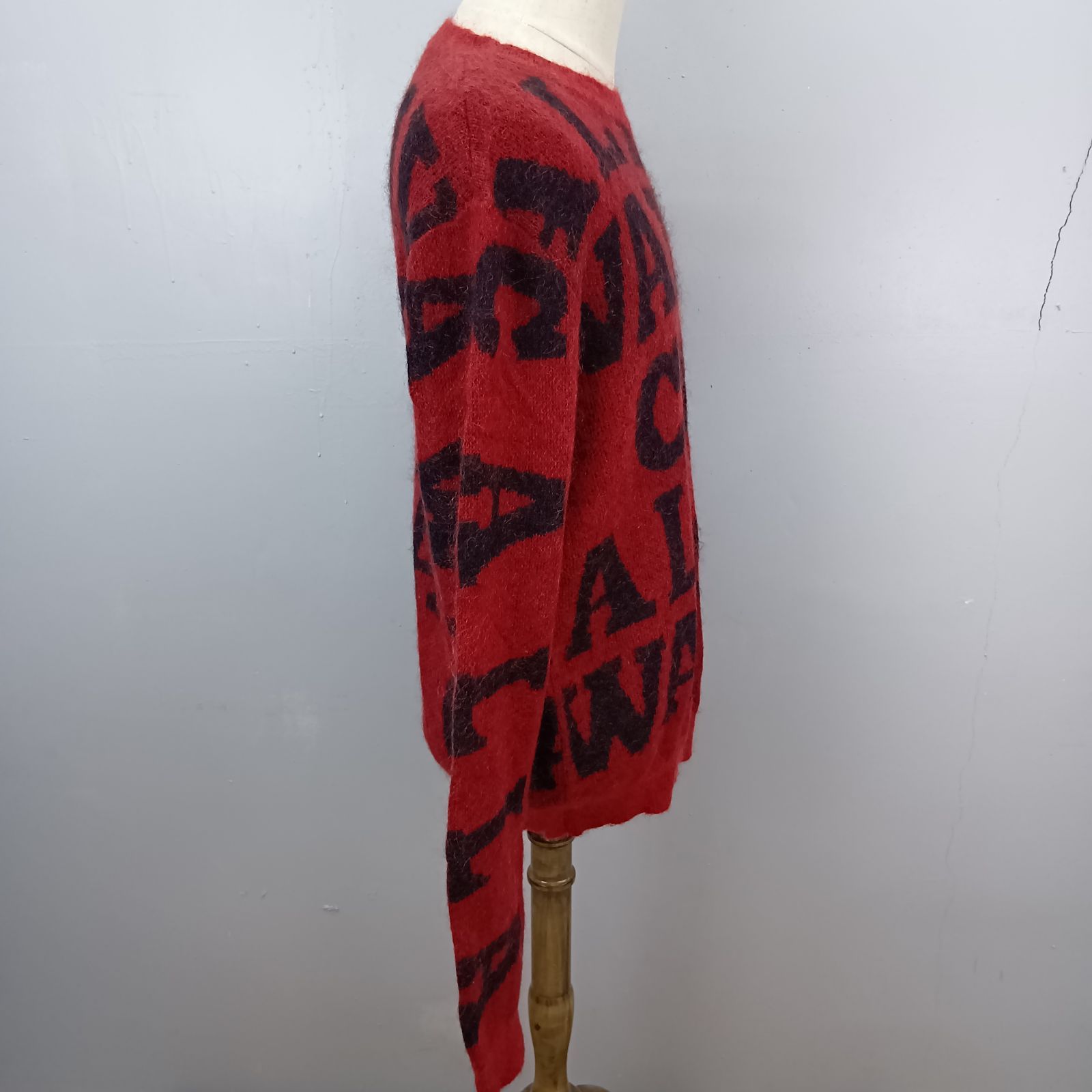 キャロウェイ Callaway 3L モヘヤ セーター ニット 大きいサイズ黒 callaway モヘヤニット 3Lサイズ レッド総柄 キャロウェイ セーター