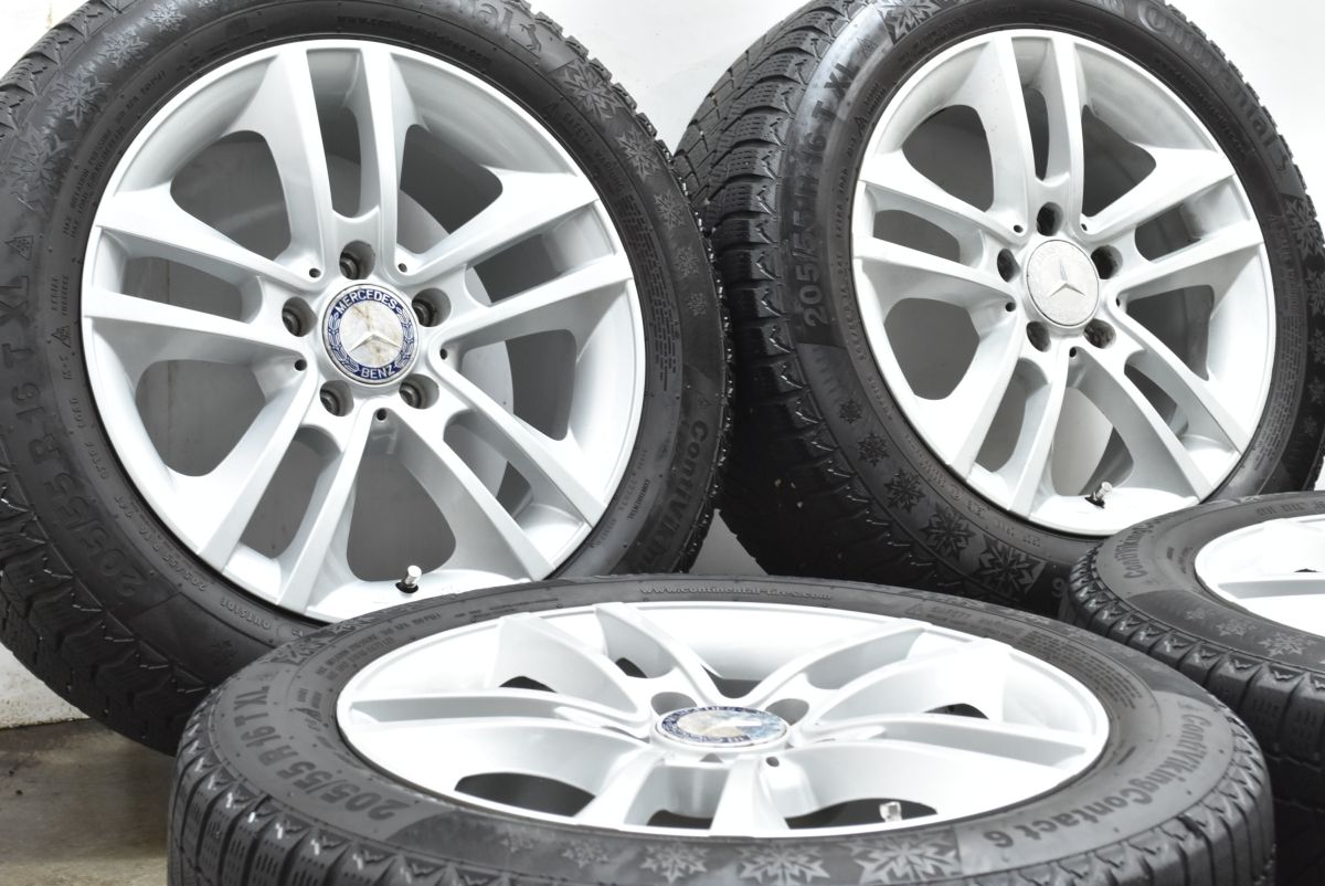 ベンツ W 204 Cクラス サイズ ユーロフォルシュ 16 in 7 J 43 PCD 112 コンチネンタル 205 55 R 176 Aクラス 246 Bクラス