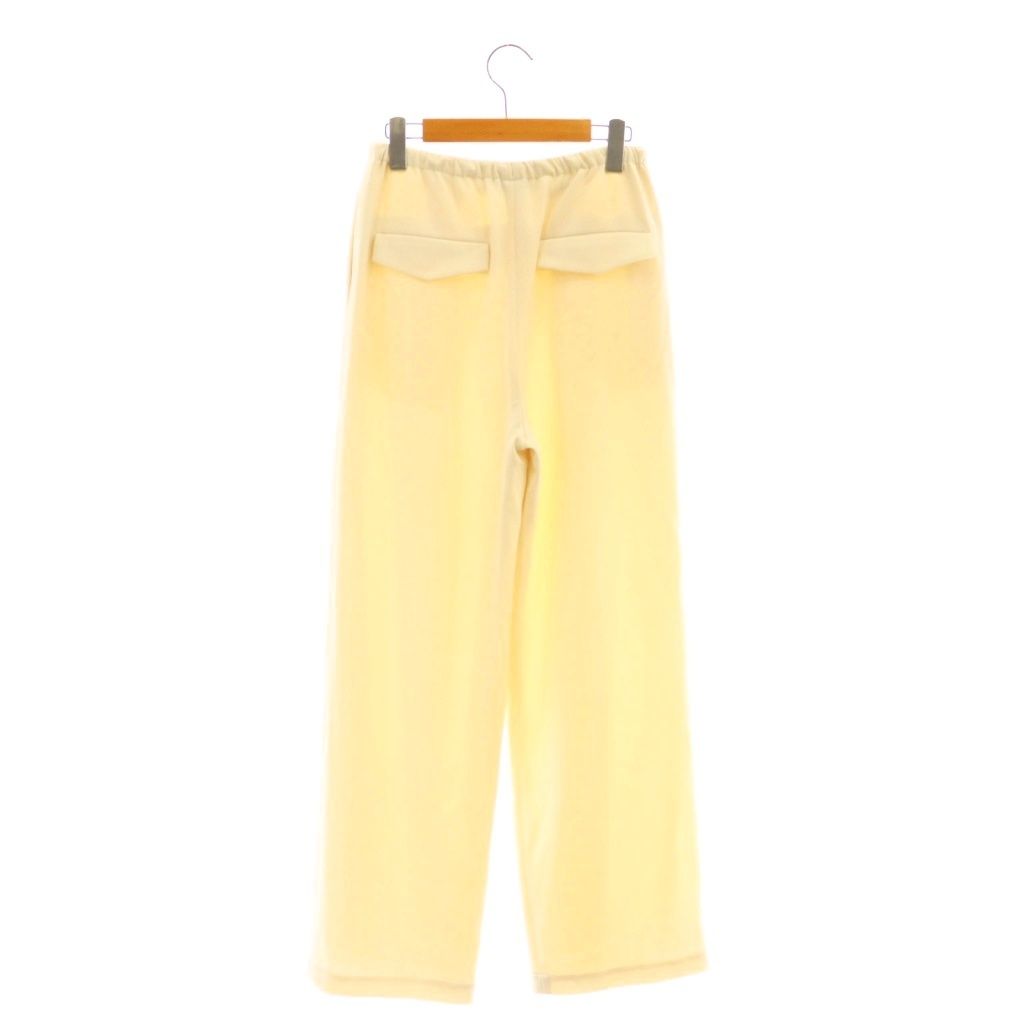 セオリー Theory 25SS ADMIRAL CREPE PLT CASUAL PANTS ワイドパンツ イージーパンツ 0 アイボリー DF OS