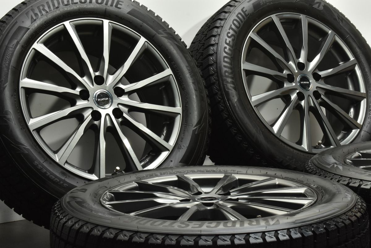 バリ溝 バルミナ 18 in 7 5 J 42 PCD 114 3 ブリヂストン ブリザック DM V 225 60 R RAV 4 ハリアー エクストレイル CX 8